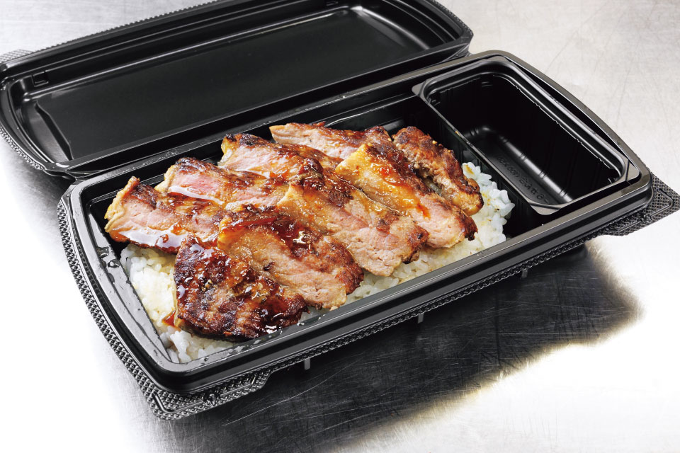 ビーフステーキ弁当の画像
