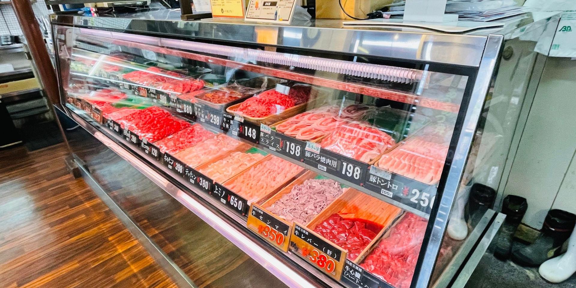 精肉メニュー
